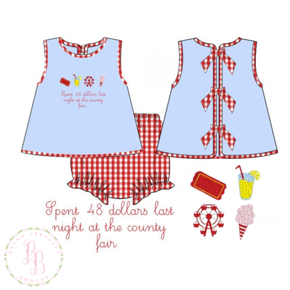 PO28: Fun at the Fair Girl Diaper Set