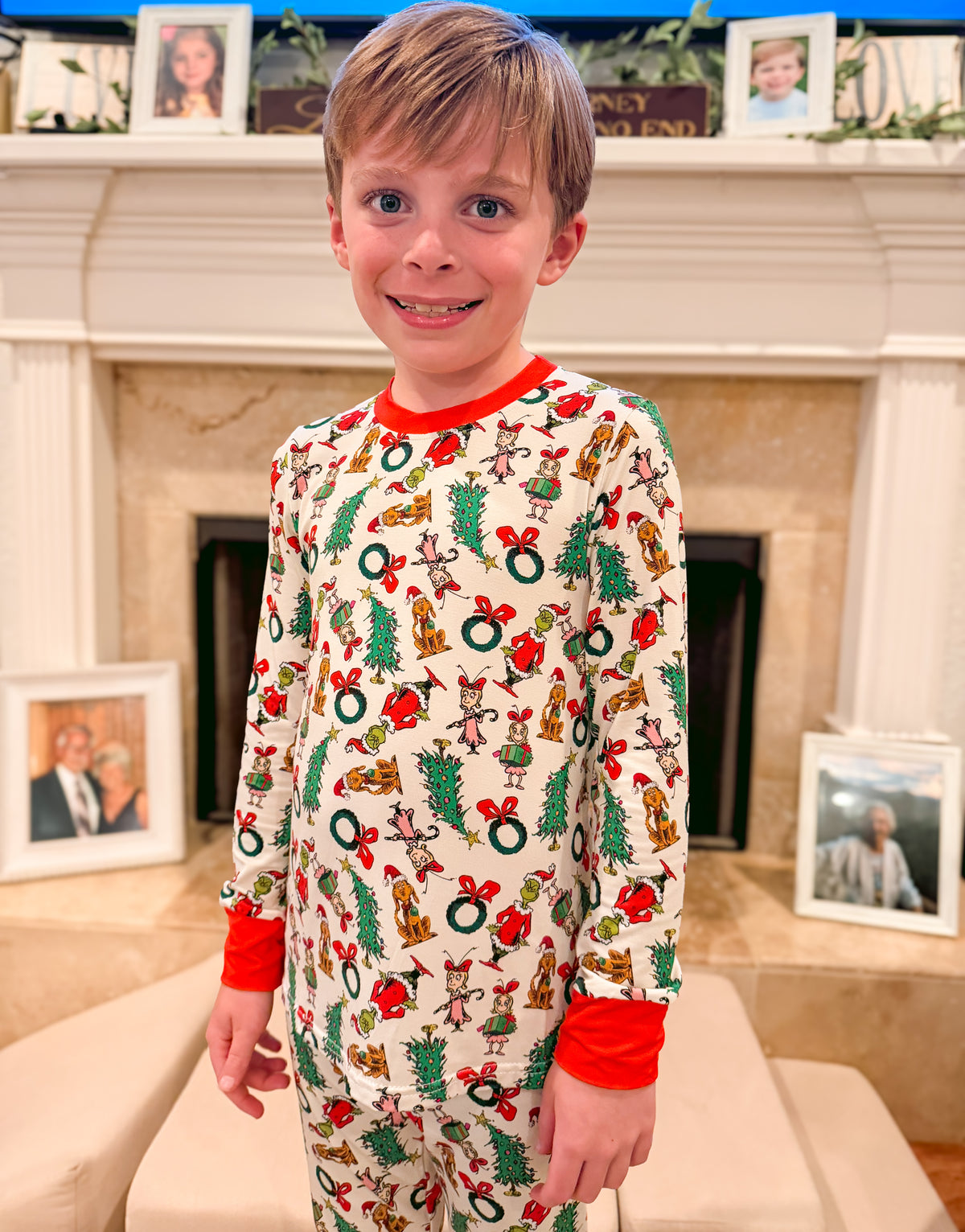 RTS: Merry Mischief Bamboo Long Sleeve Pants Set