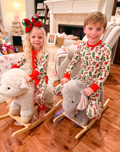 RTS: Merry Mischief Bamboo Long Sleeve Pants Set