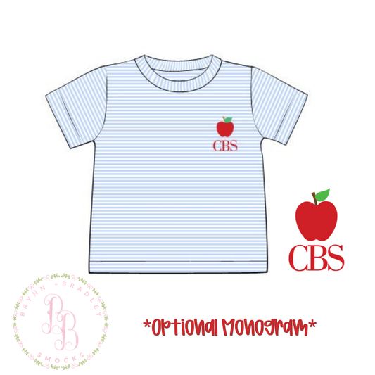 PO27: Boys Back to School Shirts- Apple