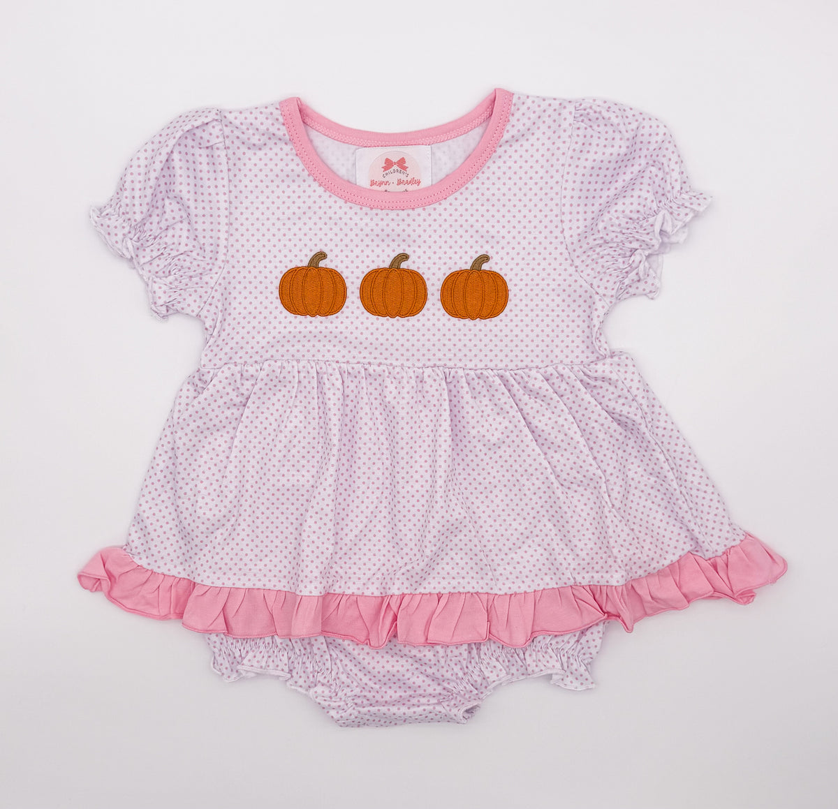RTS: Sweet Pumpkins Girl Skirted Bubble