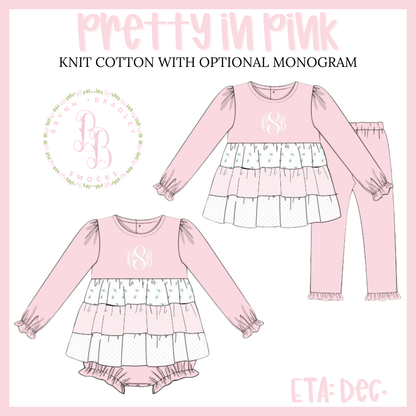 PO31: Pretty in Pink Girl Pants Set- ETA: December