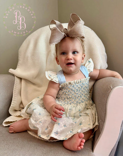 RTS: Vintage Rosebuds Girl Skirted Bubble