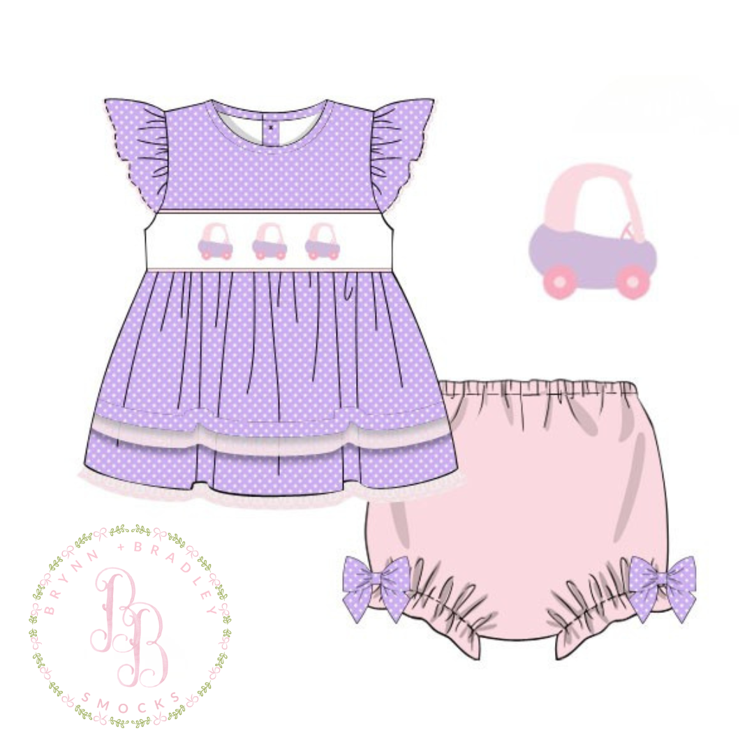 RTS: Cozy Coupes Girl Diaper Set