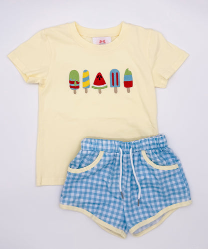 RTS: Boy’s Popsicle Party Shorts Set