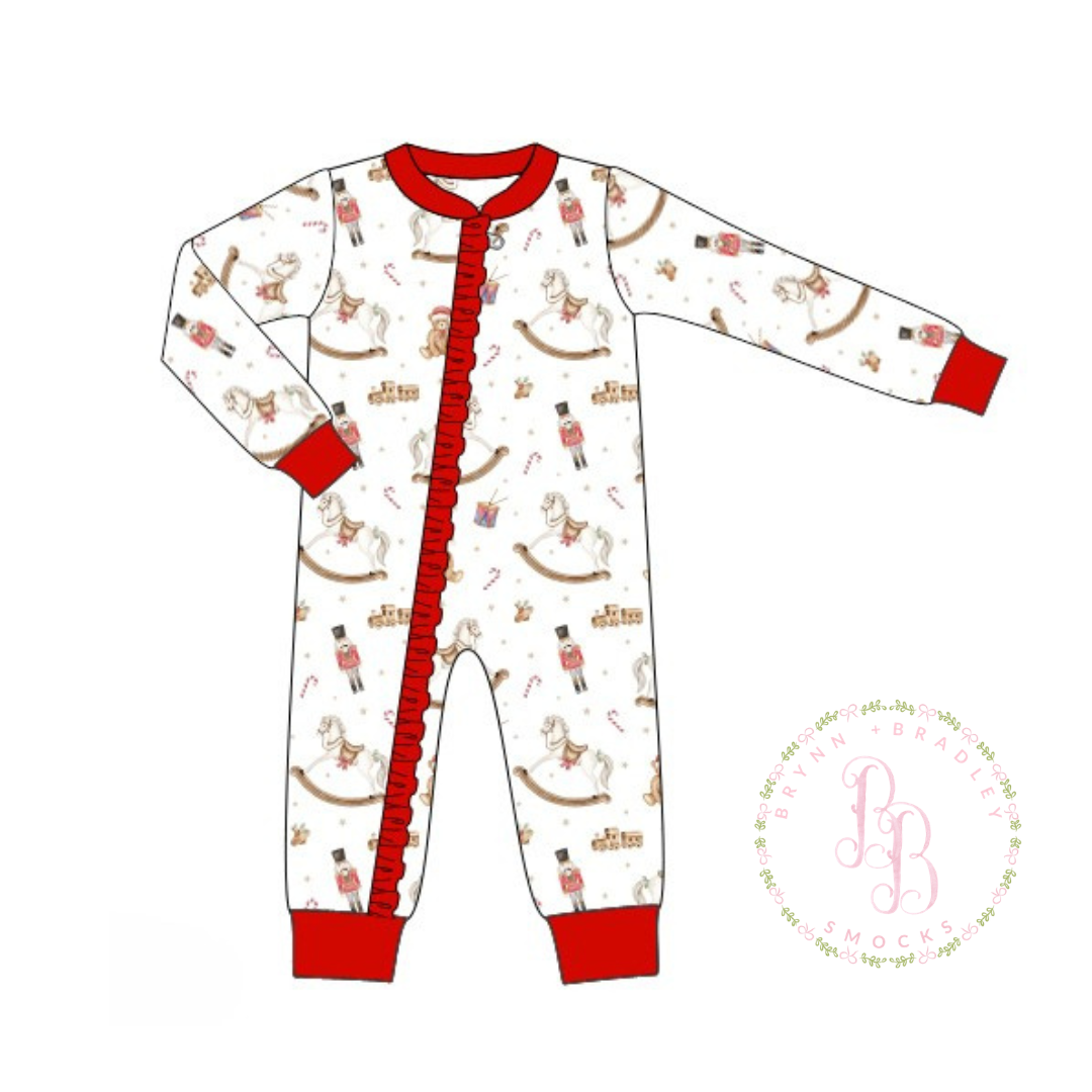 PO29: Toyland Family Pajamas Girl Zippy