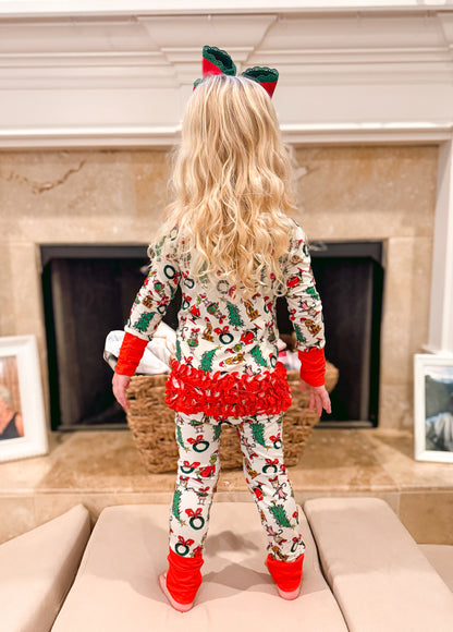 RTS: Merry Mischief Bamboo Ruffle Zippy
