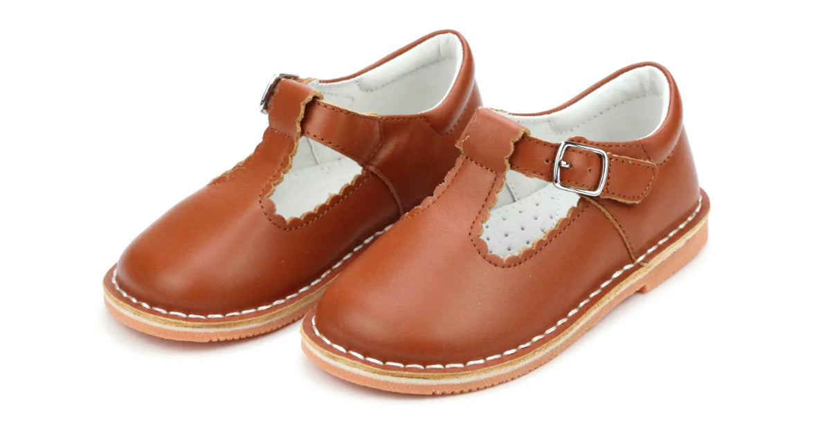 Preorder: Selina Scalloped T-Strap Mary Jane Shoe