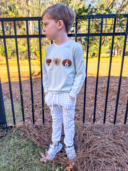RTS: Buddies + Bows Boy Jogger Set