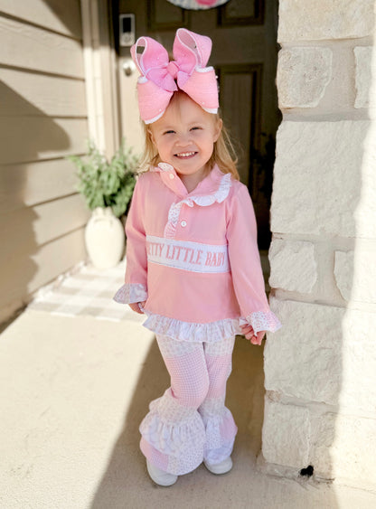 PO31: Parker’s Patchwork Ruffle Leggings Set- ETA: December