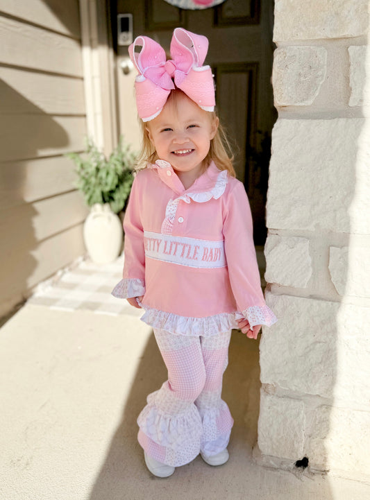 PO31: Parker’s Patchwork Ruffle Leggings Set- ETA: December