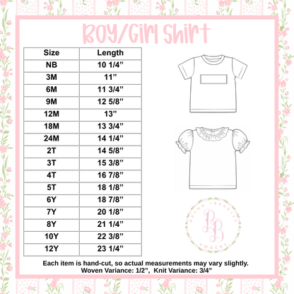 PO30: French Knot Gingerbread Boy Shirt Only- ETA: October