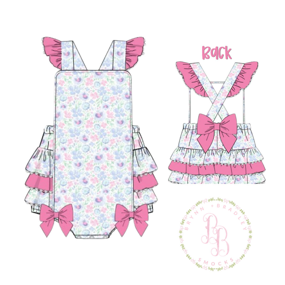 RTS: Poppy’s Pink Floral Girl Bubble
