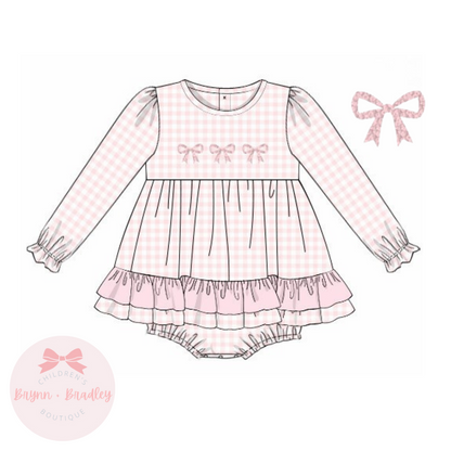RTS: Buddies + Bows Girl Skirted Bubble