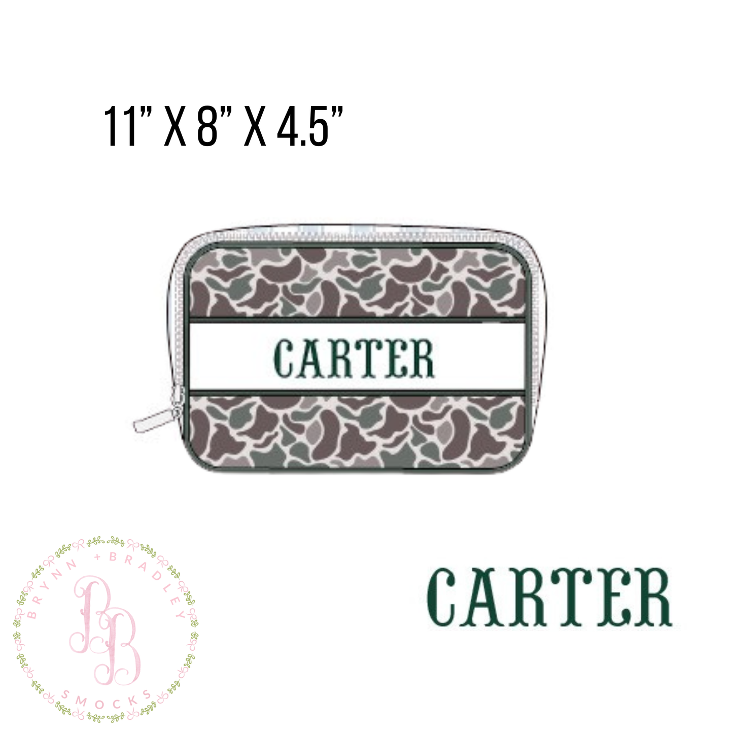 PO30: Owen’s Old School Smocked Accessory Bag- ETA: October