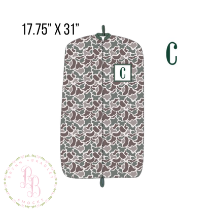 PO30: Owen’s Old School Smocked Garment Bag- ETA: October