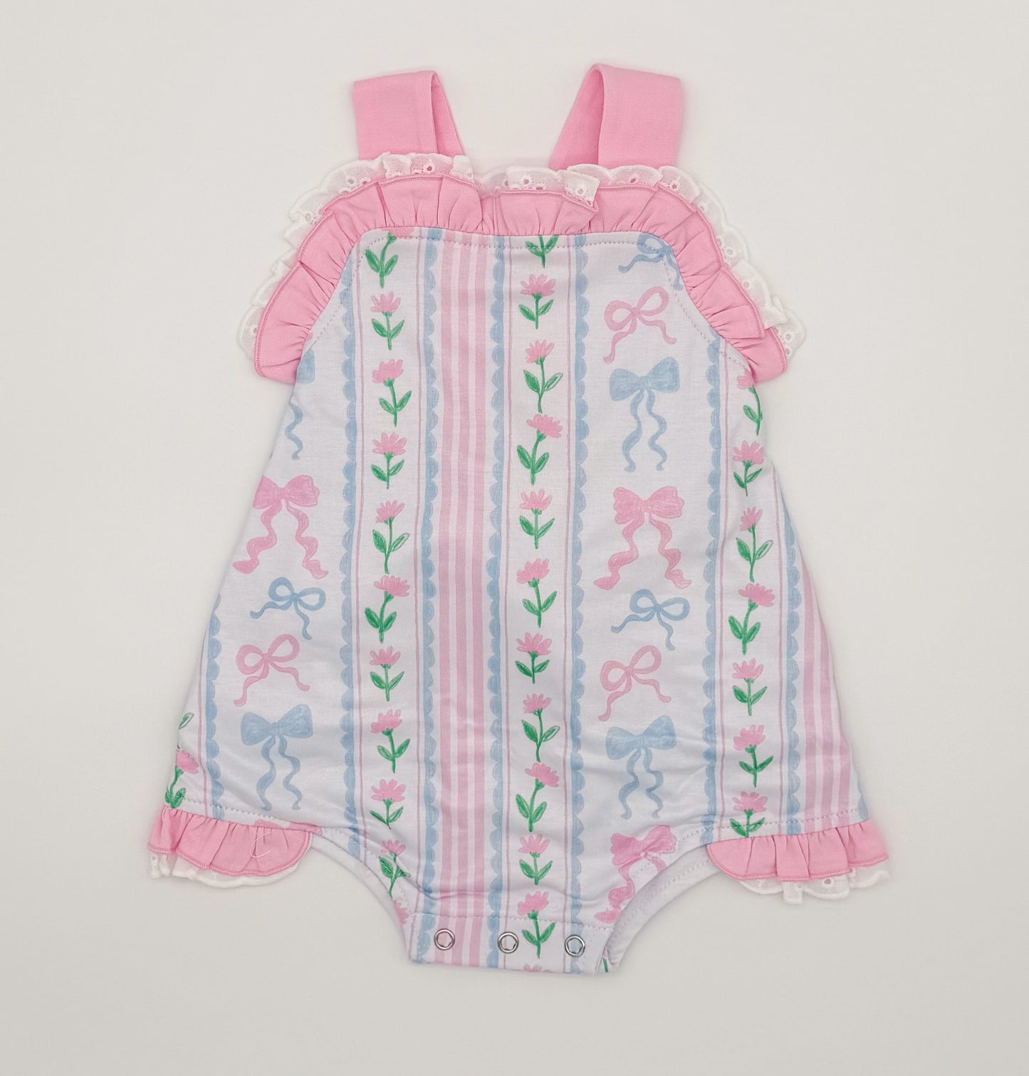 RTS: Gracie’s Garden Floral Sunsuit