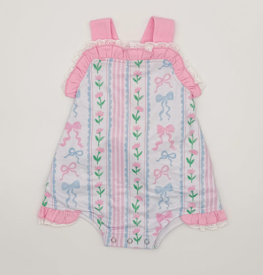 RTS: Gracie’s Garden Floral Sunsuit