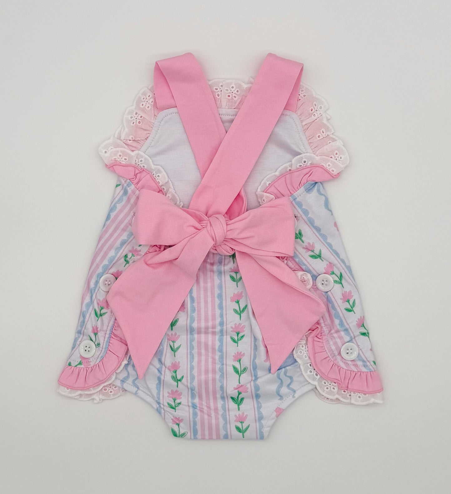 RTS: Gracie’s Garden Floral Sunsuit