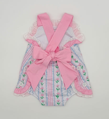 RTS: Gracie’s Garden Floral Sunsuit