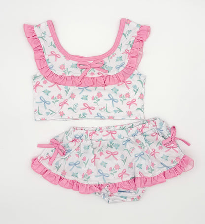 RTS: Bowtanical Garden Girl 2 Pc. Swimsuit