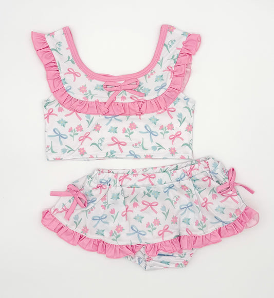 RTS: Bowtanical Garden Girl 2 Pc. Swimsuit