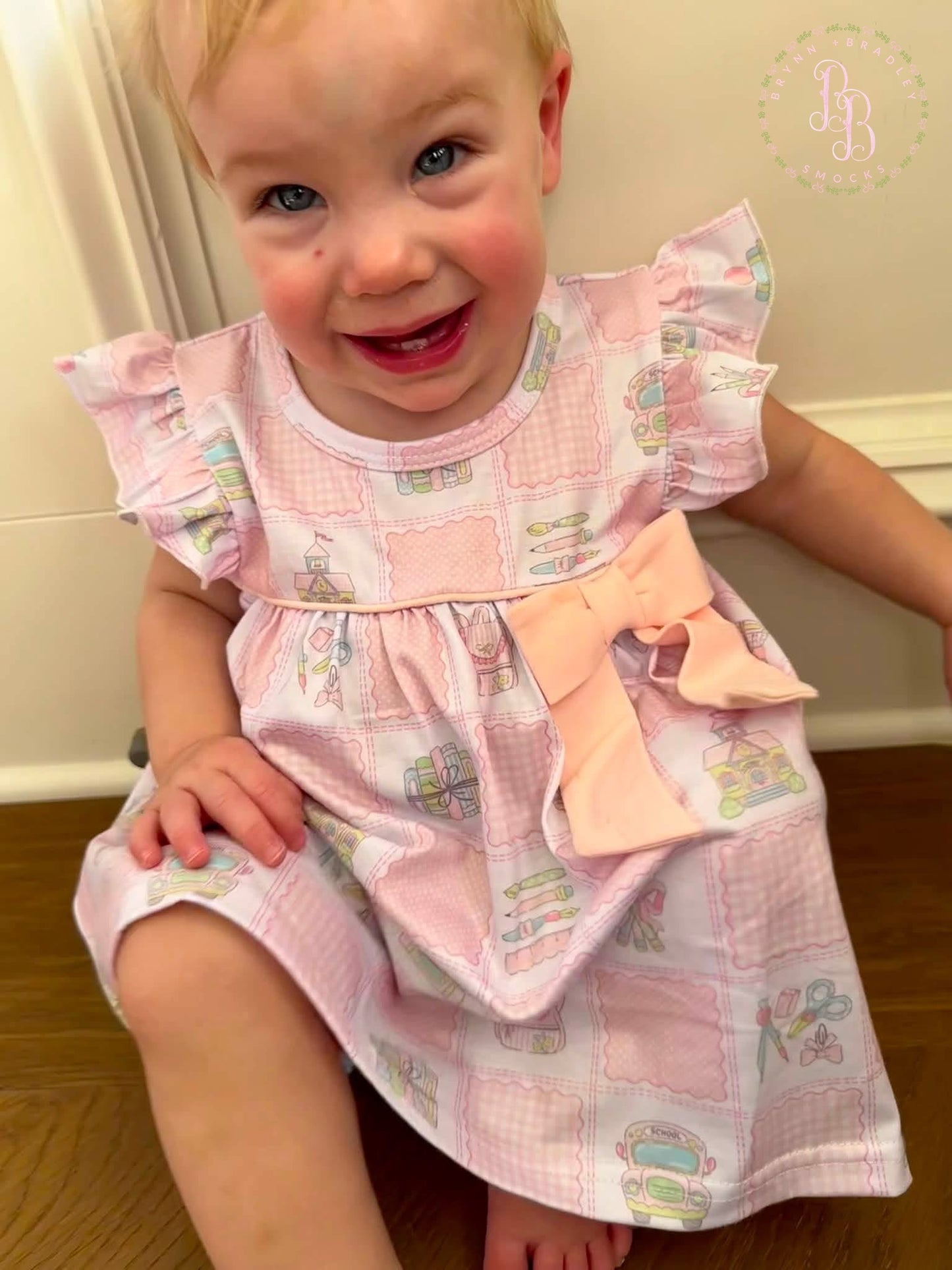 RTS: Storybook Schoolhouse Girl Diaper Set