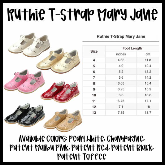 Preorder: Ruthie T-Strap Mary Jane Shoe