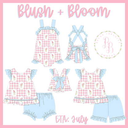 RTS: Blush + Bloom Girl Diaper Set