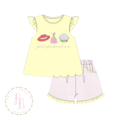 RTS: Toy Friends Girl Shorts Set