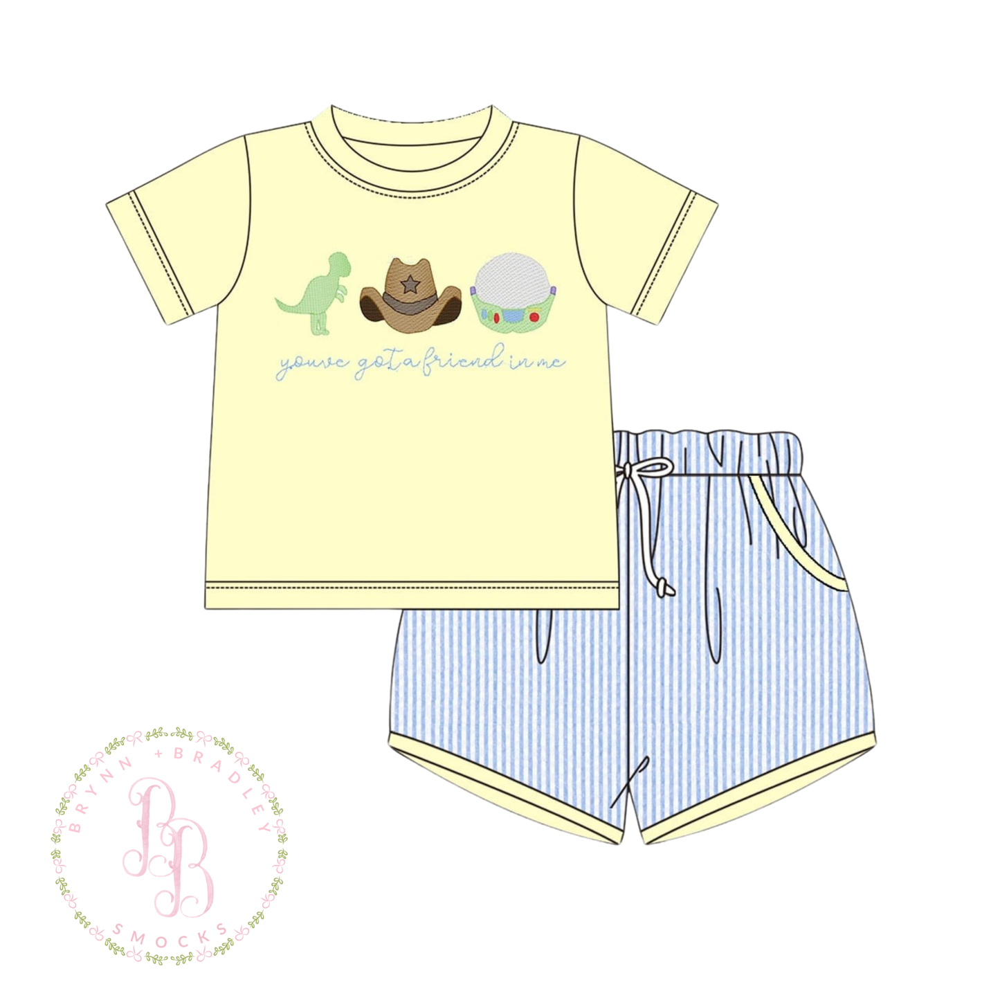 RTS: Toy Friends Boy Shorts Set