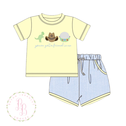 RTS: Toy Friends Boy Shorts Set