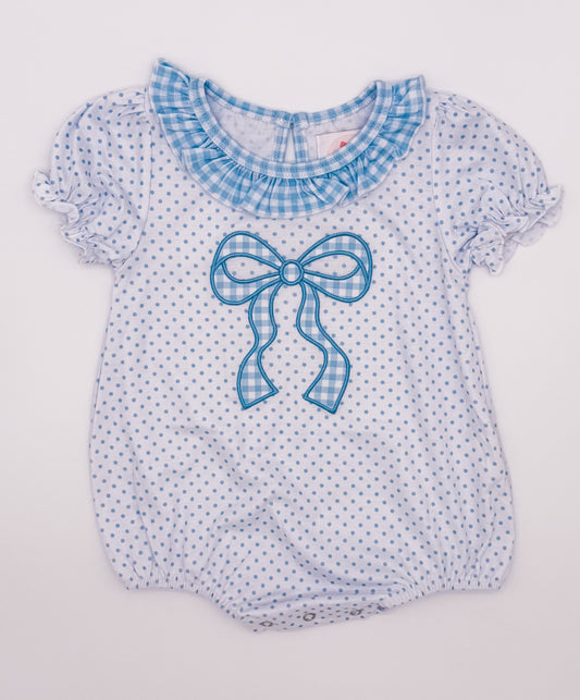 RTS: Girl’s Blissful Blue Bows Bubble