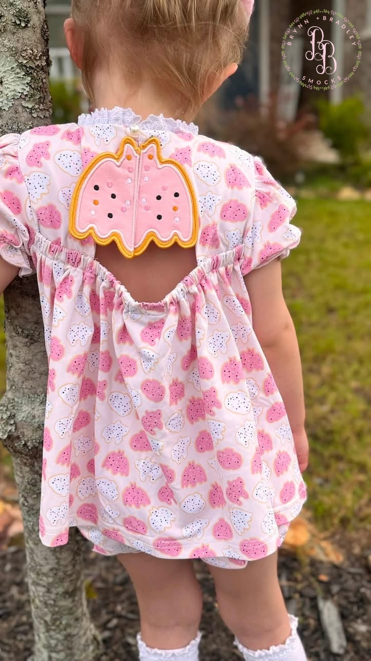 RTS: Frosted Spookies Girl Diaper Set