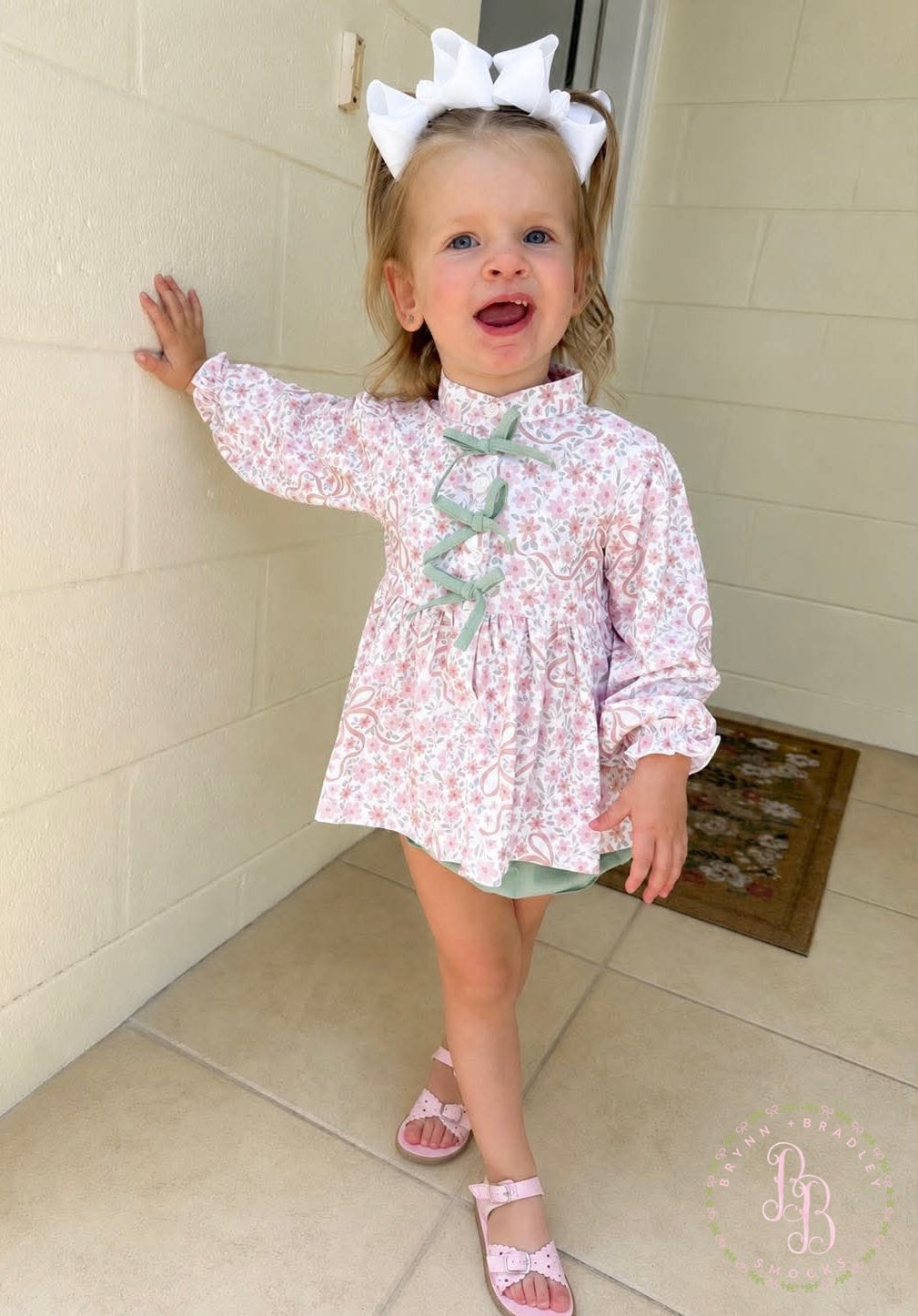 RTS: Mom + Me Fall Floral Girl Diaper Set + Dress