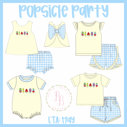 RTS: Boy’s Popsicle Party Shorts Set