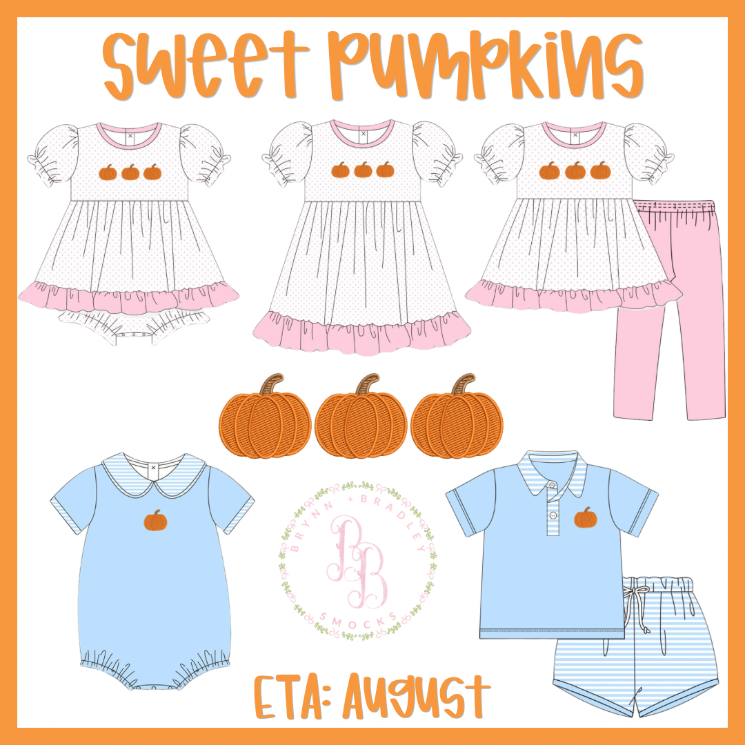 RTS: Sweet Pumpkins Girl Skirted Bubble