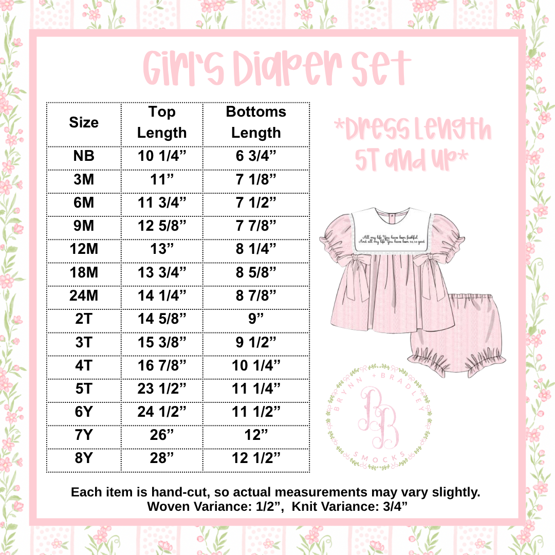 PO28: Boos + Bows Girl Diaper Set + Dress