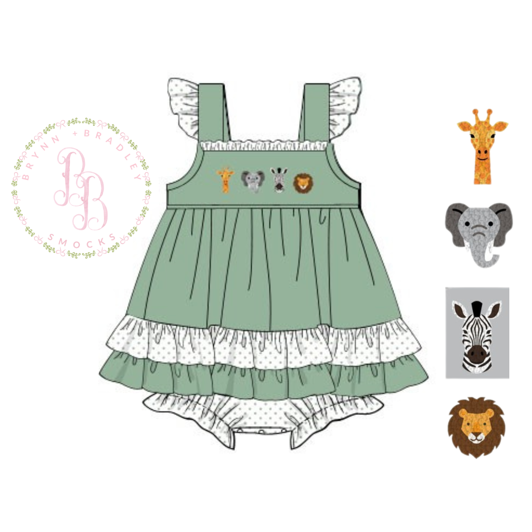RTS: Zoo Friends Girl Skirted Bubble