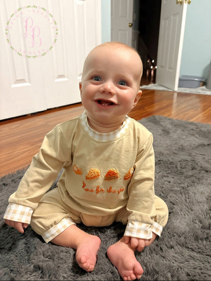PO28: Here for the Pie Boy Romper