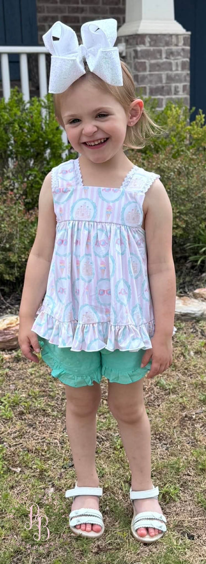 RTS: Sweet Treats Girl Shorts Set
