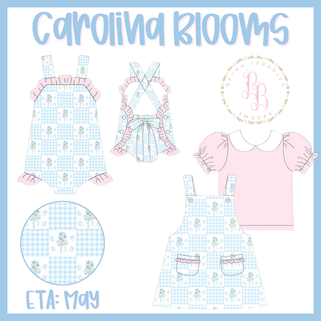 RTS: Girl’s Carolina Blooms Sunsuit