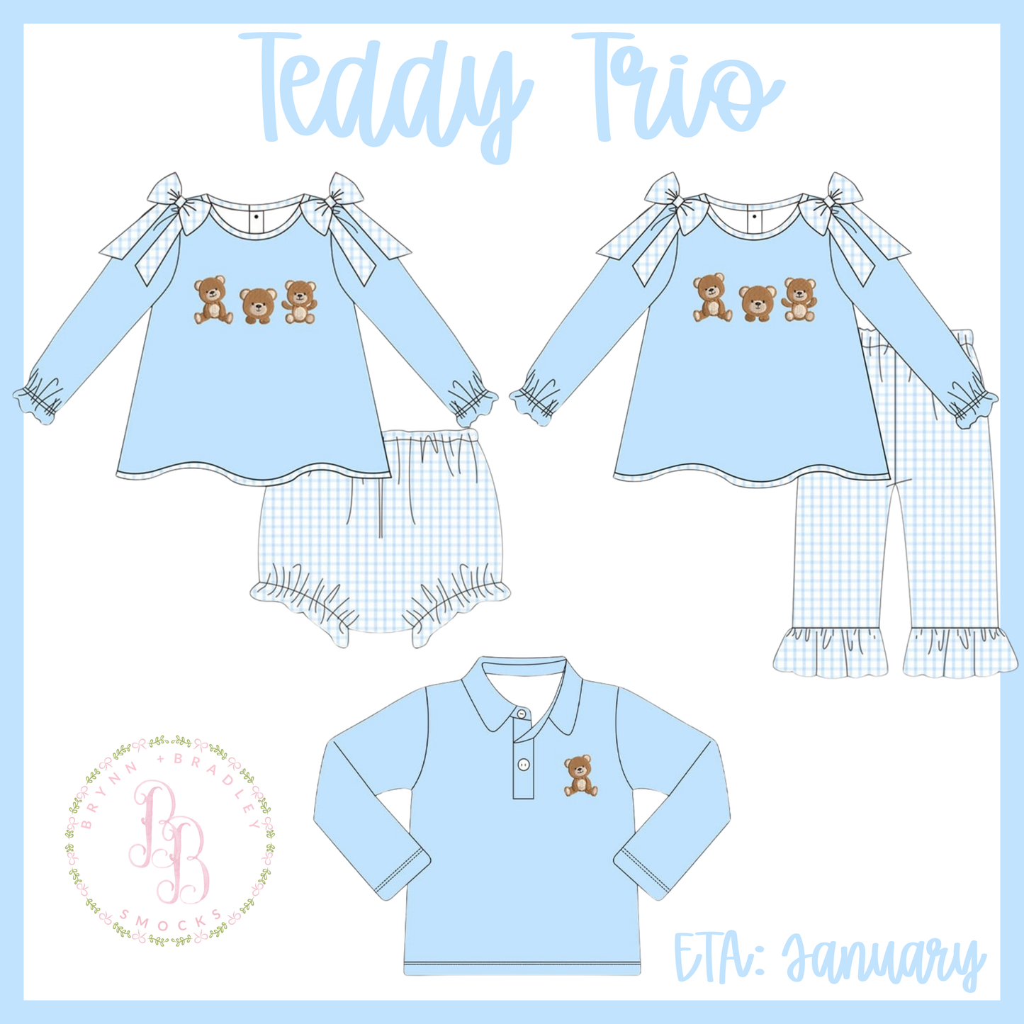 Preorder: Teddy Trio Collection - ETA: January