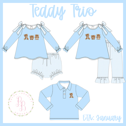 Preorder: Teddy Trio Collection - ETA: January