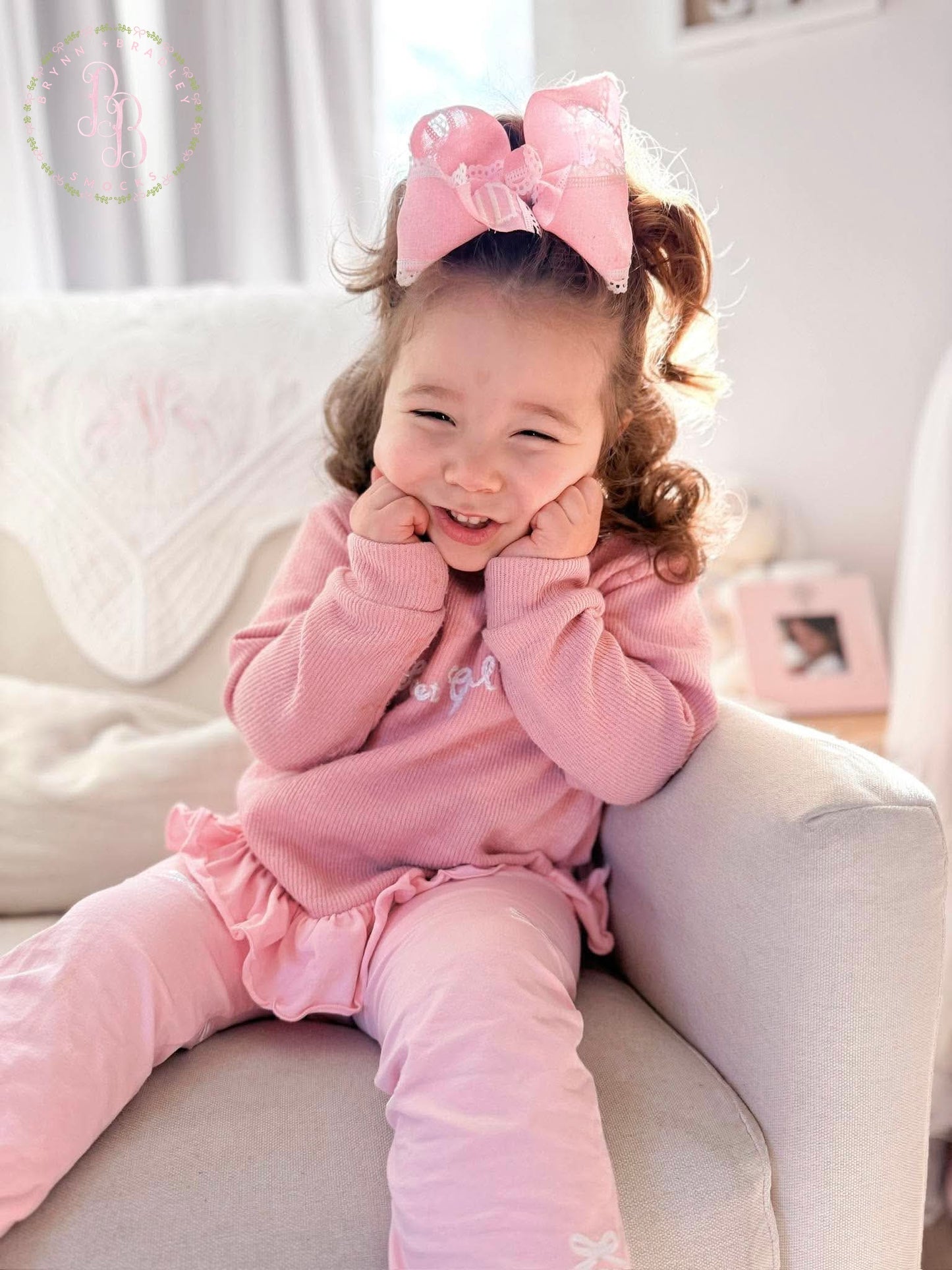 PO31: Pearl Bow Girl Sweater Joggers Set- ETA: December