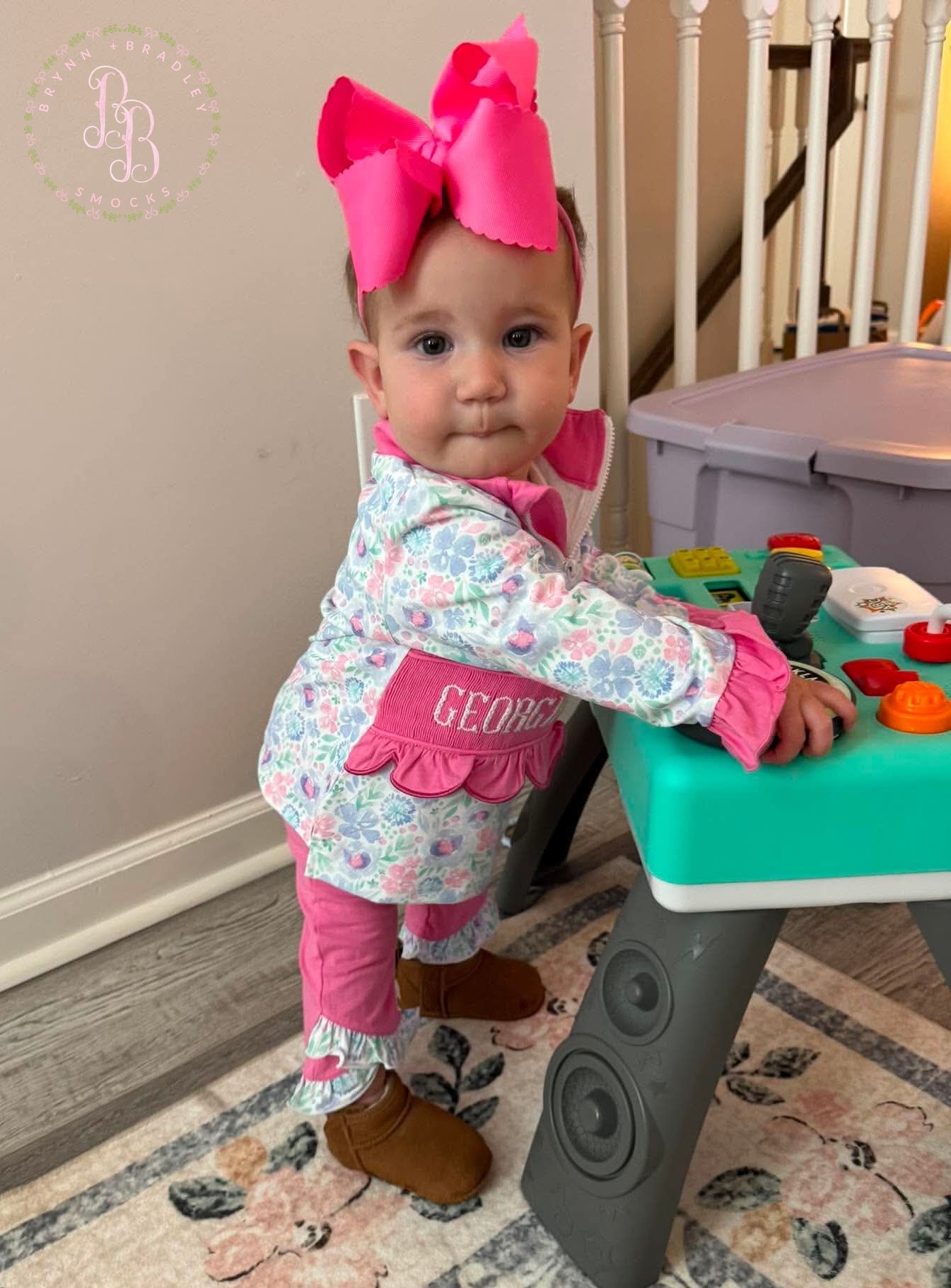 PO31: Poppy’s Pink Floral Leggings Set- ETA: December