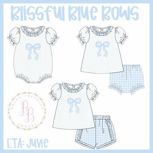 RTS: Girl’s Blissful Blue Bows Bubble