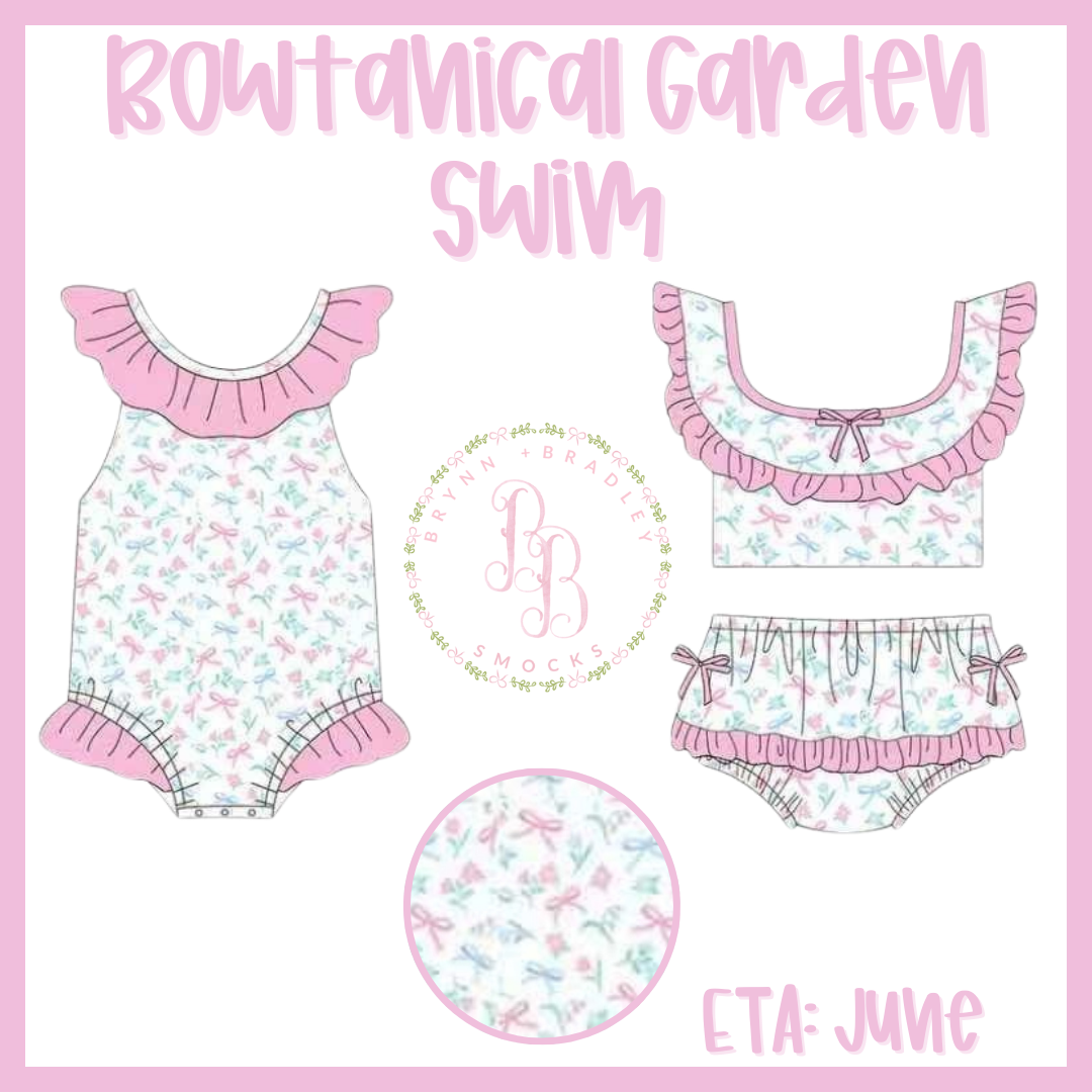 RTS: Bowtanical Garden Girl 2 Pc. Swimsuit