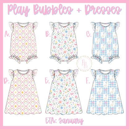 Preorder: Play Bubbles + Dresses Collection - ETA: January