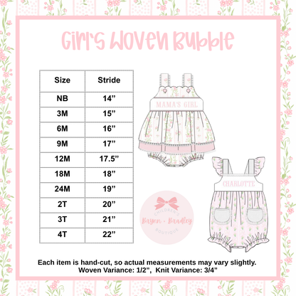 RTS: Girl’s Bitty Dot Nutcrackers Skirted Bubble